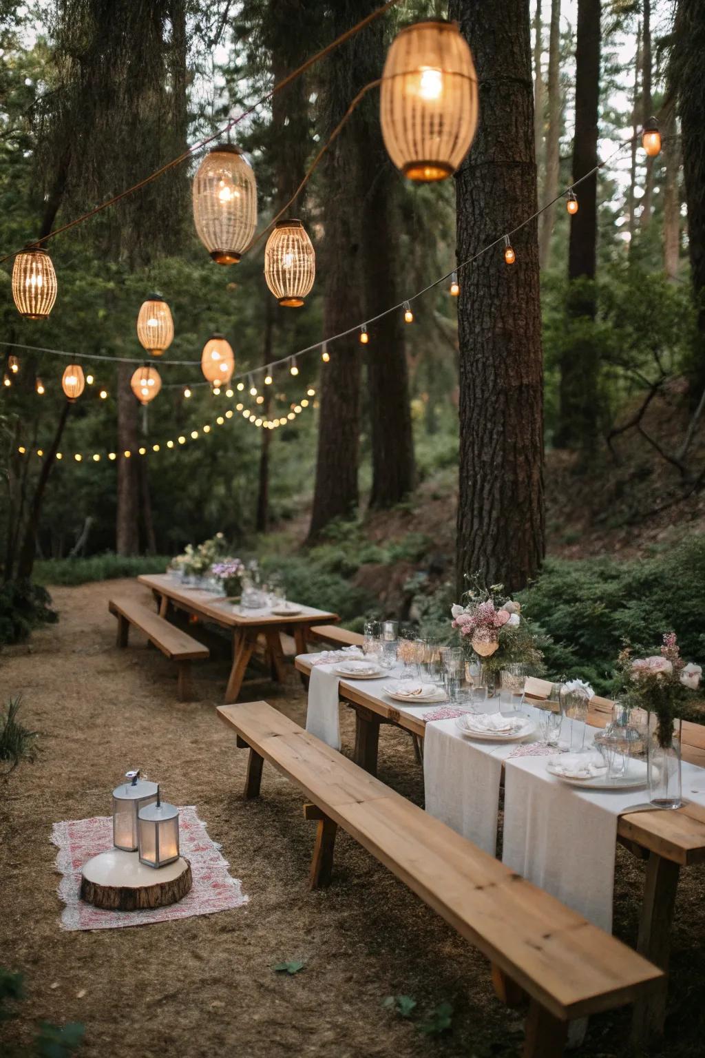 Down-to-earth style meets nature resulting in an unforgettable bridal shower.
