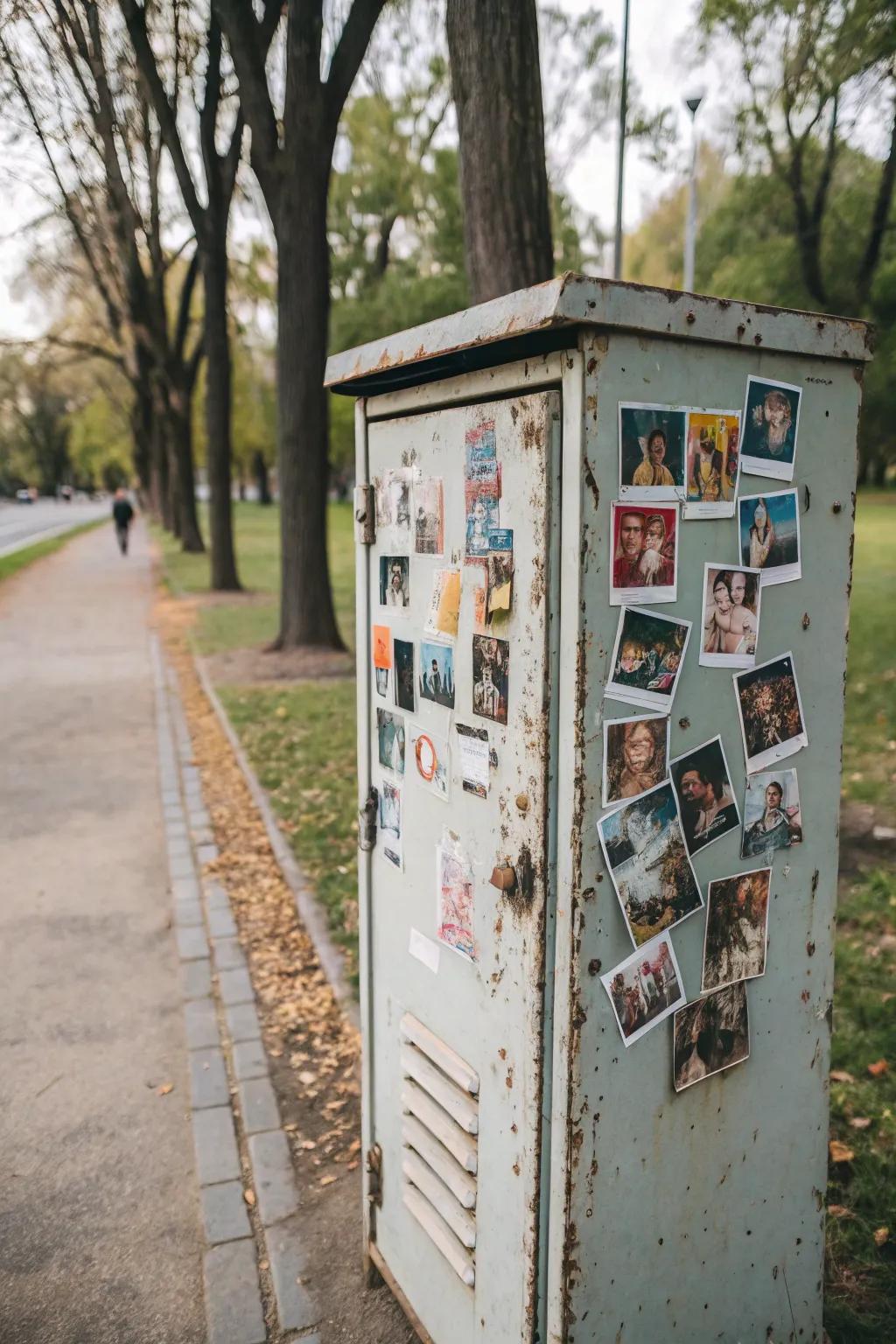 Make your locker personal by adding a collection of special photos.
