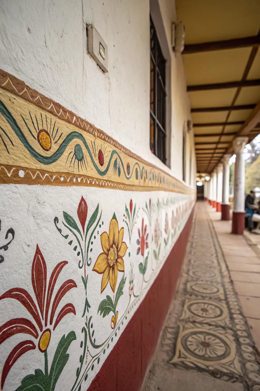 Individualize your area with self-made painted designs.
