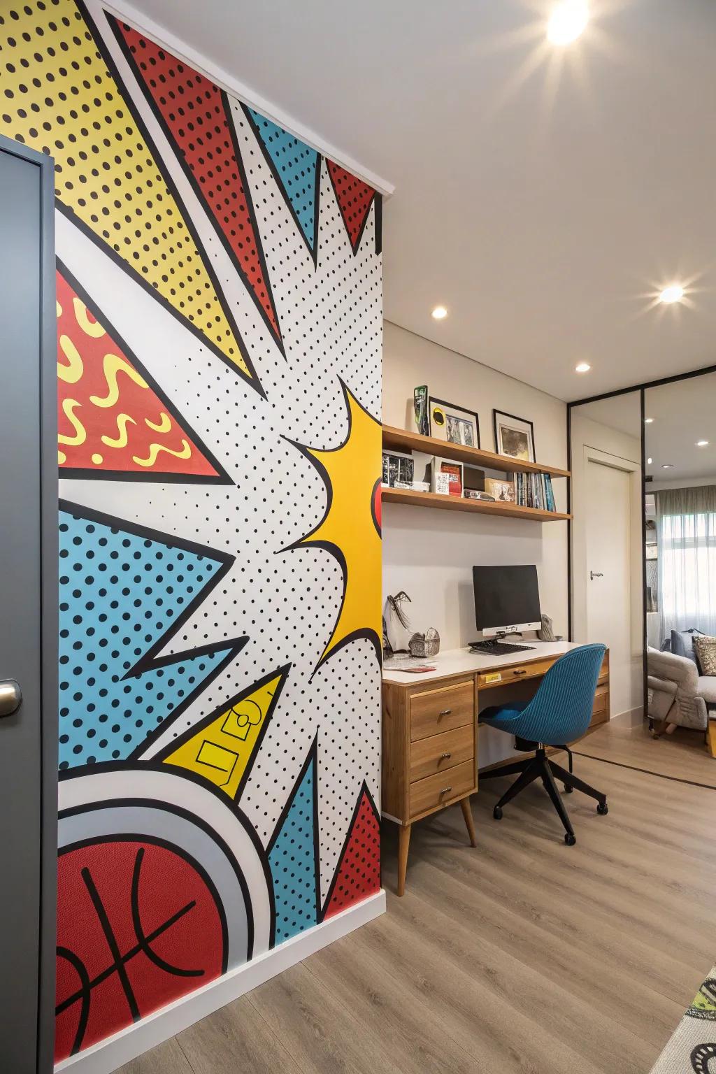 Bring excitement to your walls with graphic novel art.