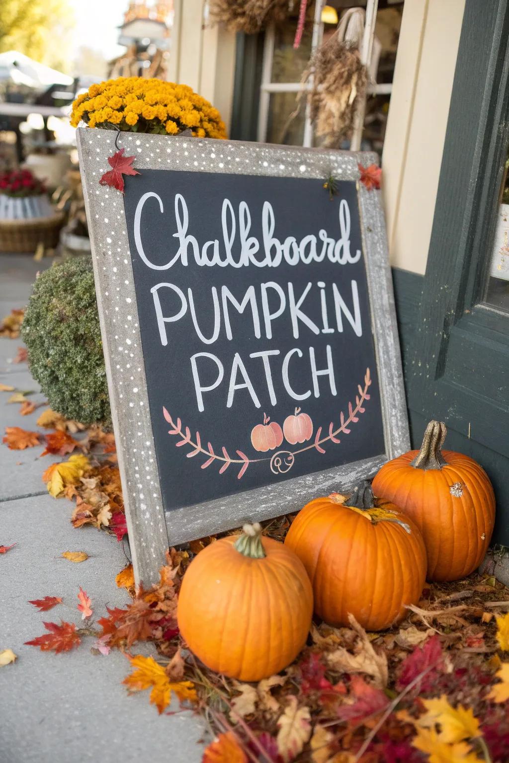 Blackboard charm with a personalized touch