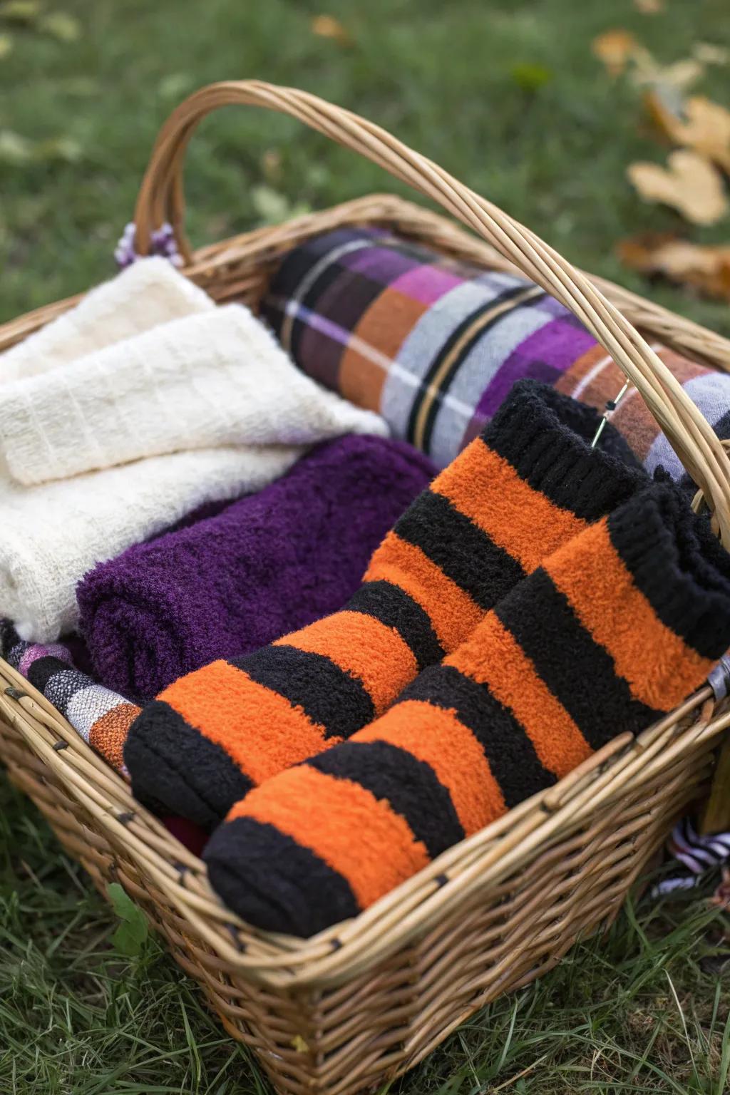 Stay comfortable with Halloween-themed relaxation essentials.