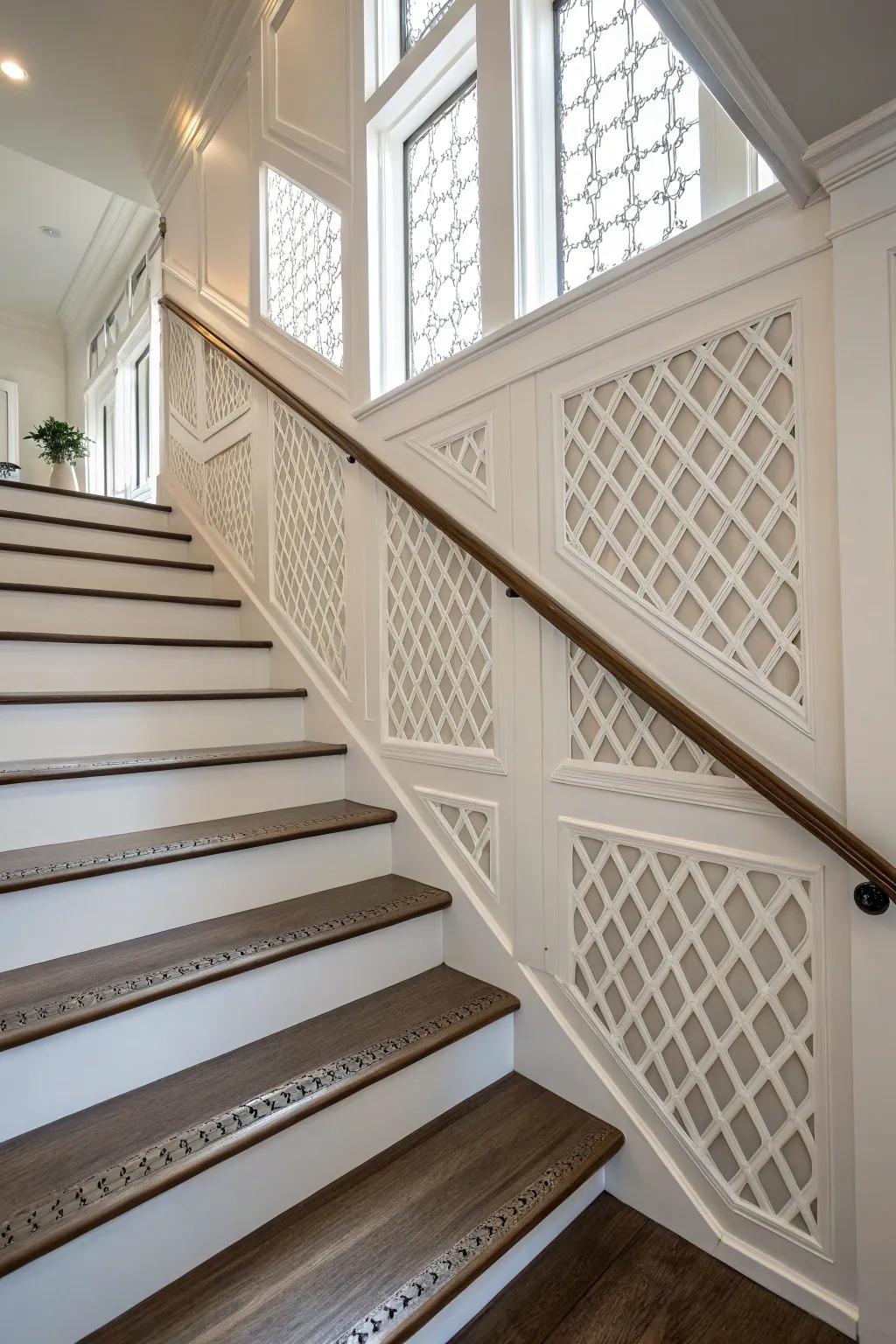 Transformative attractive trim for a sophisticated staircase appearance.