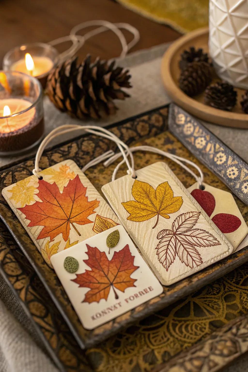 Seasonal air fresheners that match your home decor.