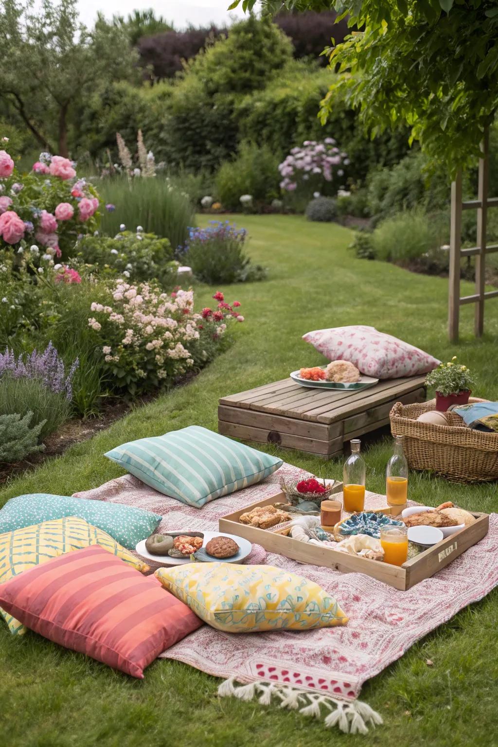 An easygoing backyard gathering provides a relaxed yet lovely Sweet 16 celebration.
