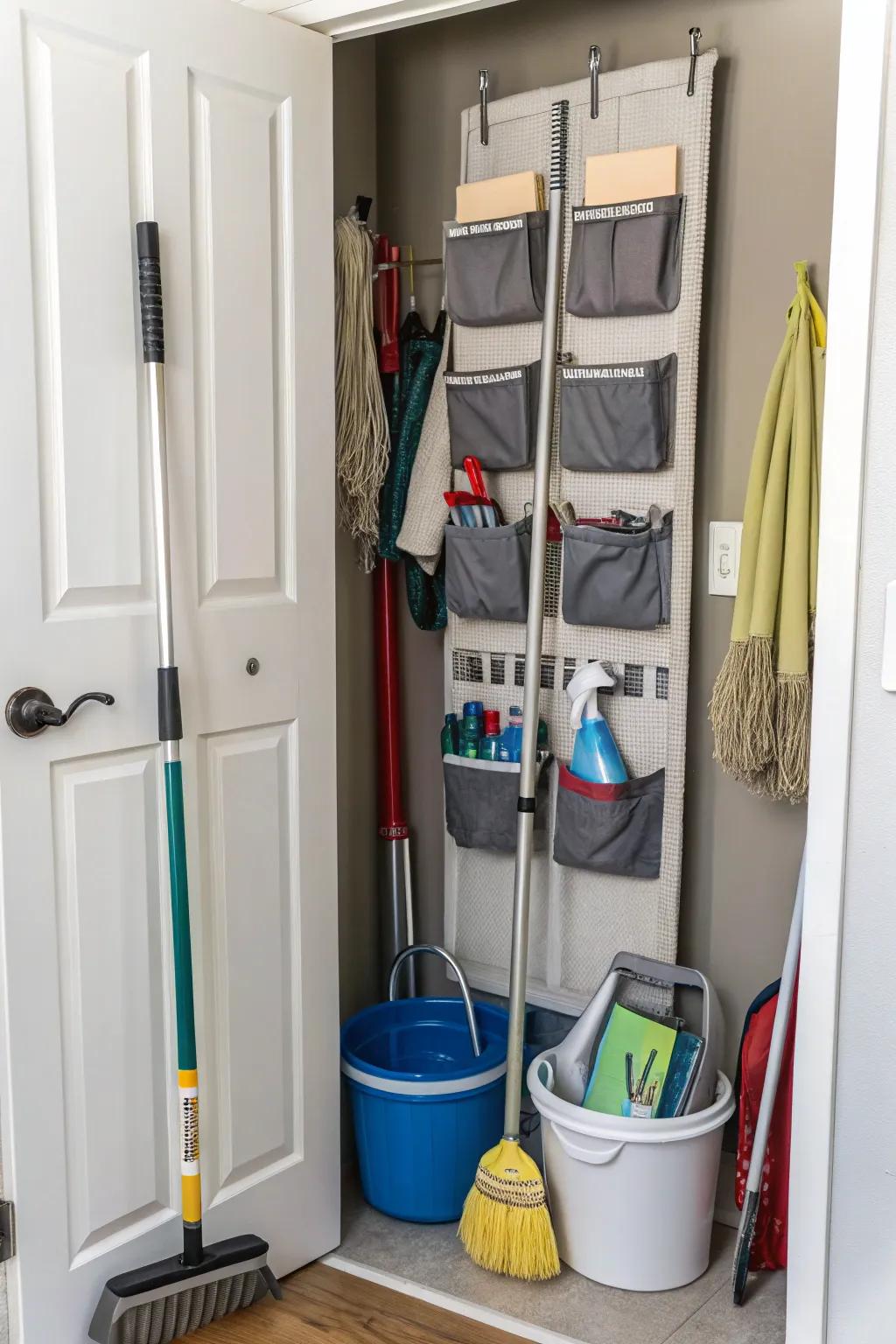 Using door space well can make a big difference in how much you can store.