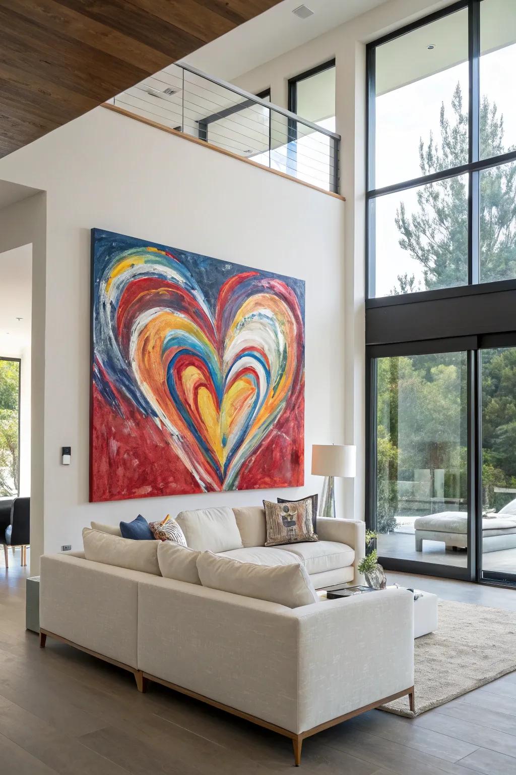 Conceptual heart patterns bring an updated twist to Valentine's decor.