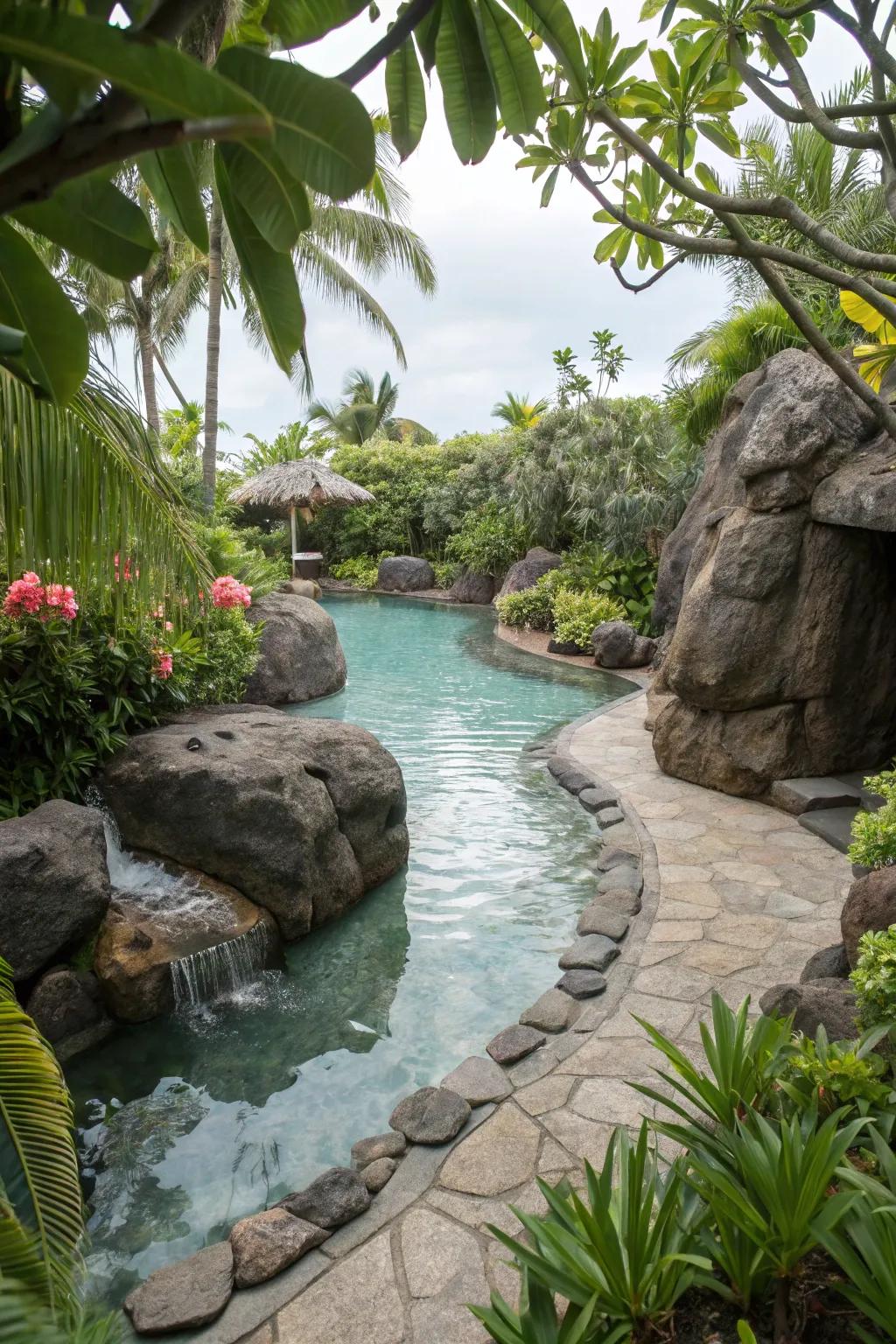Integrating natural elements around your pool enhances its appeal and creates a serene environment.
