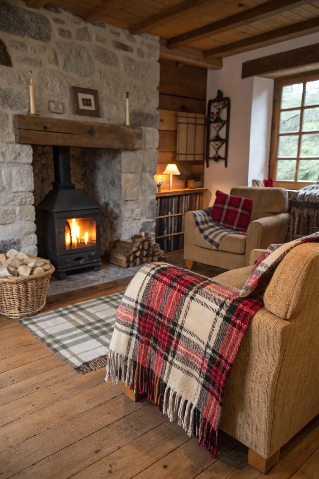 Enjoy the comfort of a cozy cabin escape from the comfort of your home.