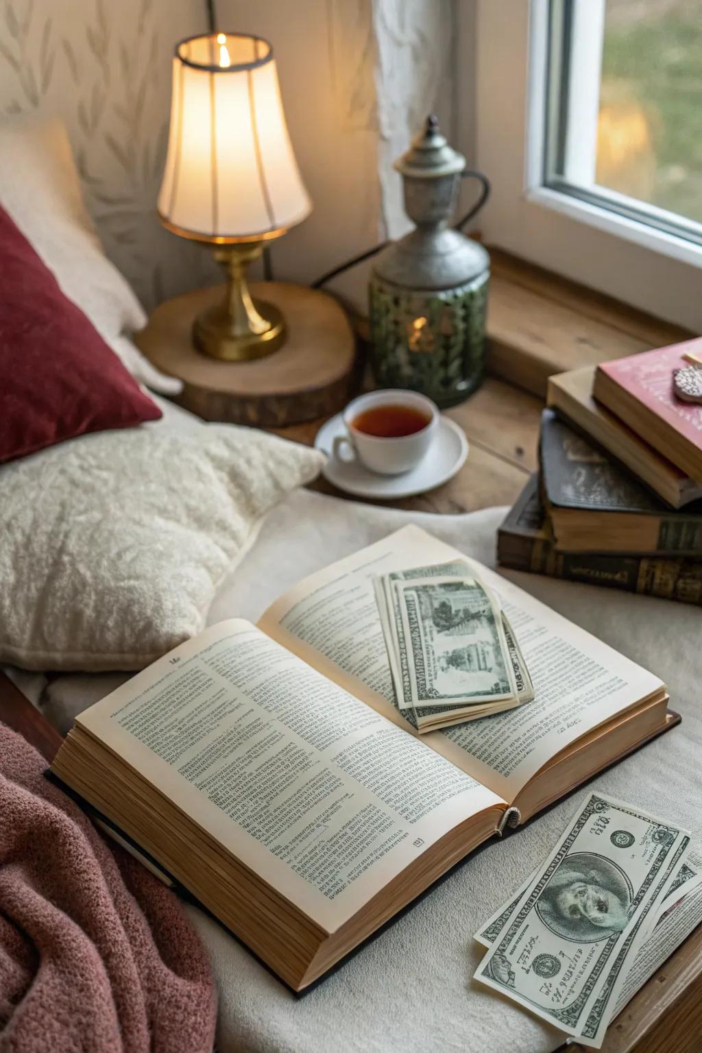 A volume featuring concealed financial treasures for the eager peruser.