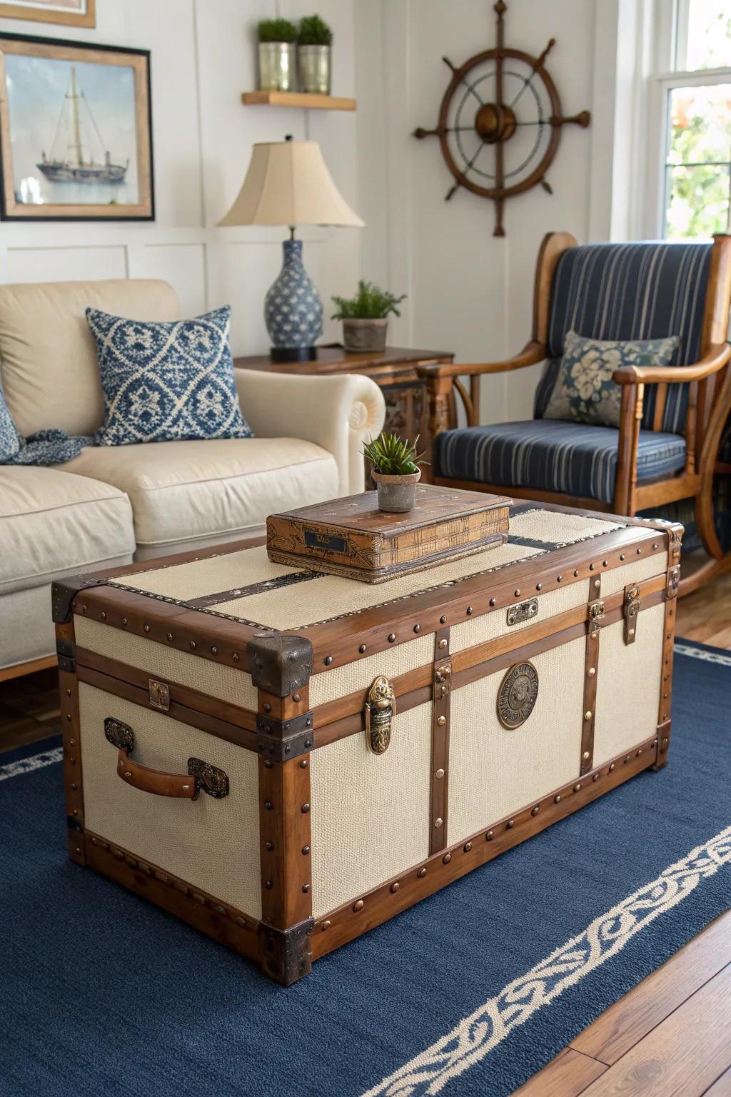 Furniture that brings a hint of cruise elegance to your home.