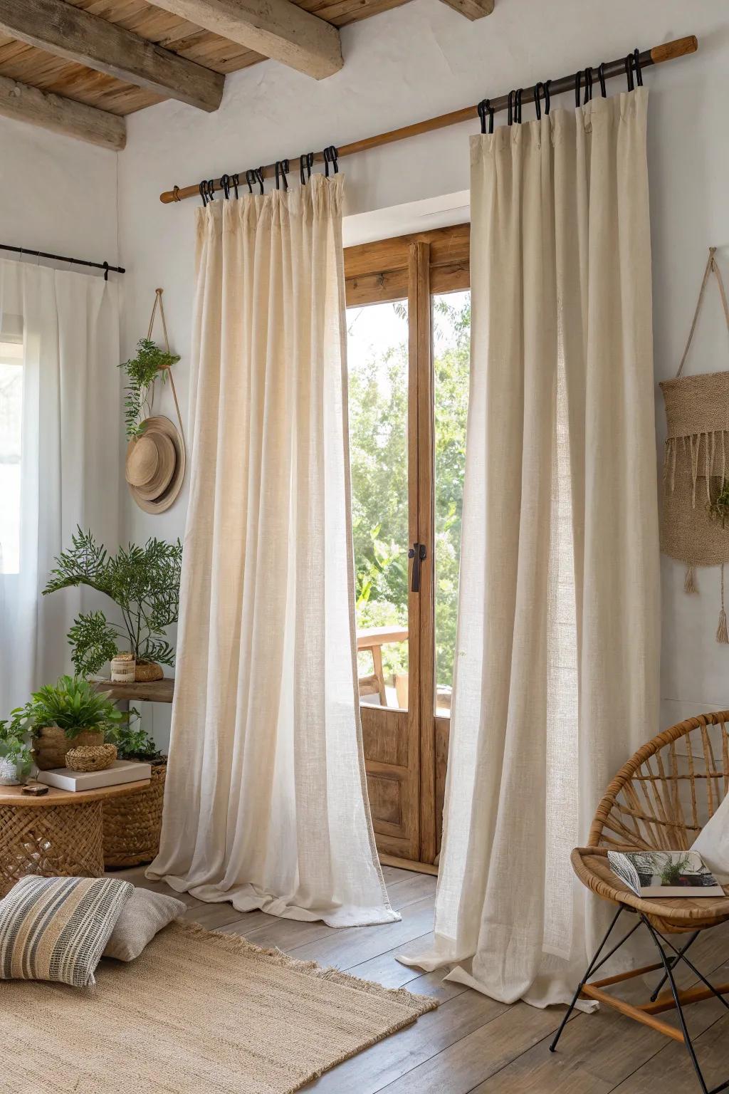 Plant-based materials blend elegance and sustainability.