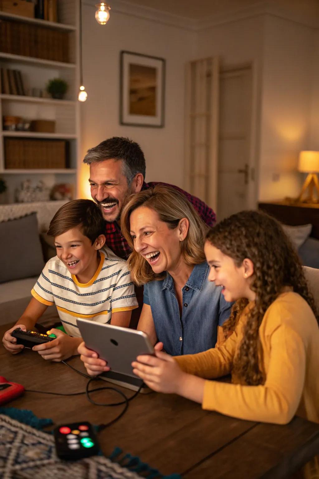 Digital game evenings sustain robust family connections across any gap.