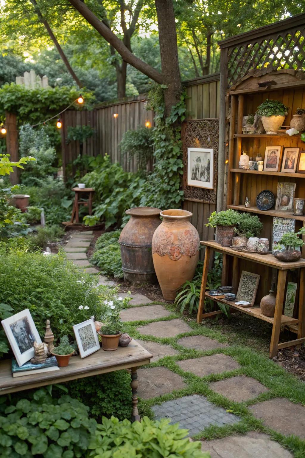 Personal designs make the garden uniquely yours.