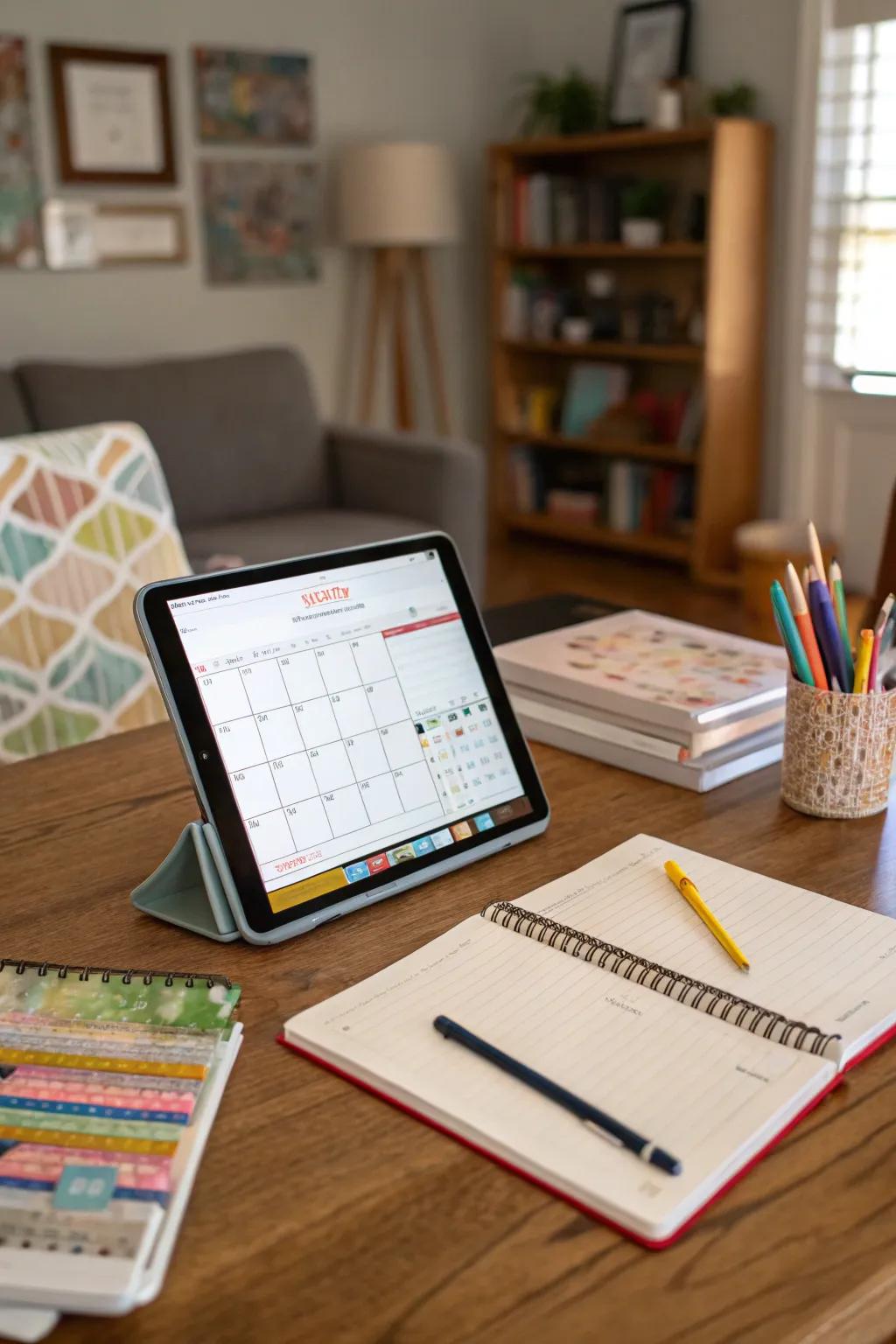 Digital planning tools streamline scheduling and enhance homeschool organization.