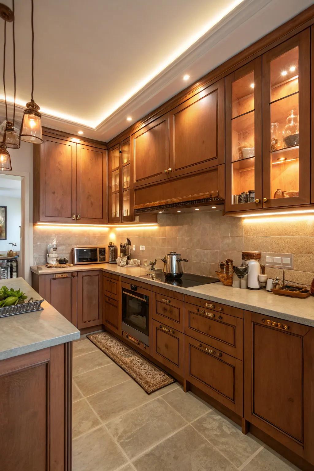 Cupric accentuations inject cordiality and persona into your culinary domain.