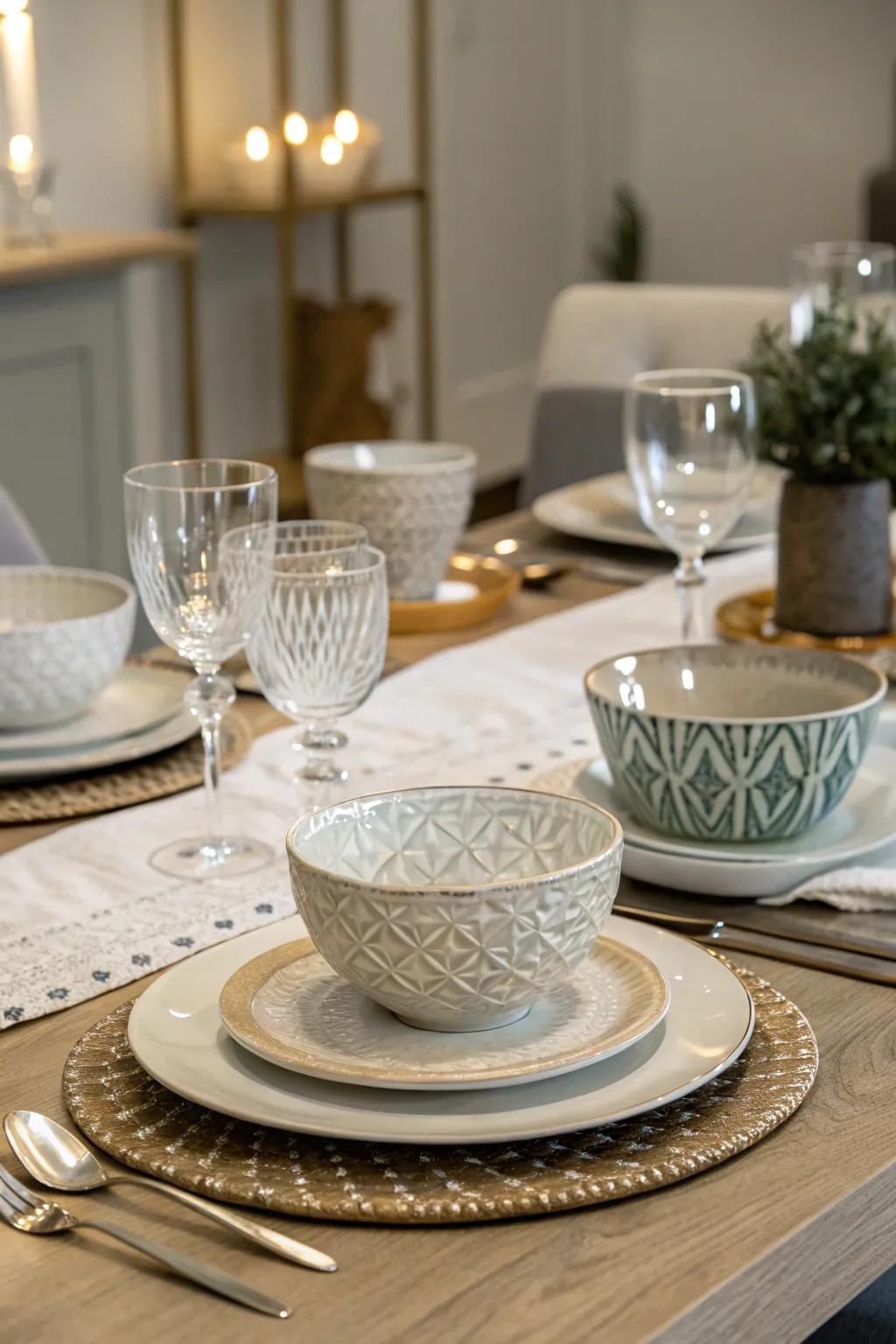 Artisan tableware injects a dash of elegance into every meal.
