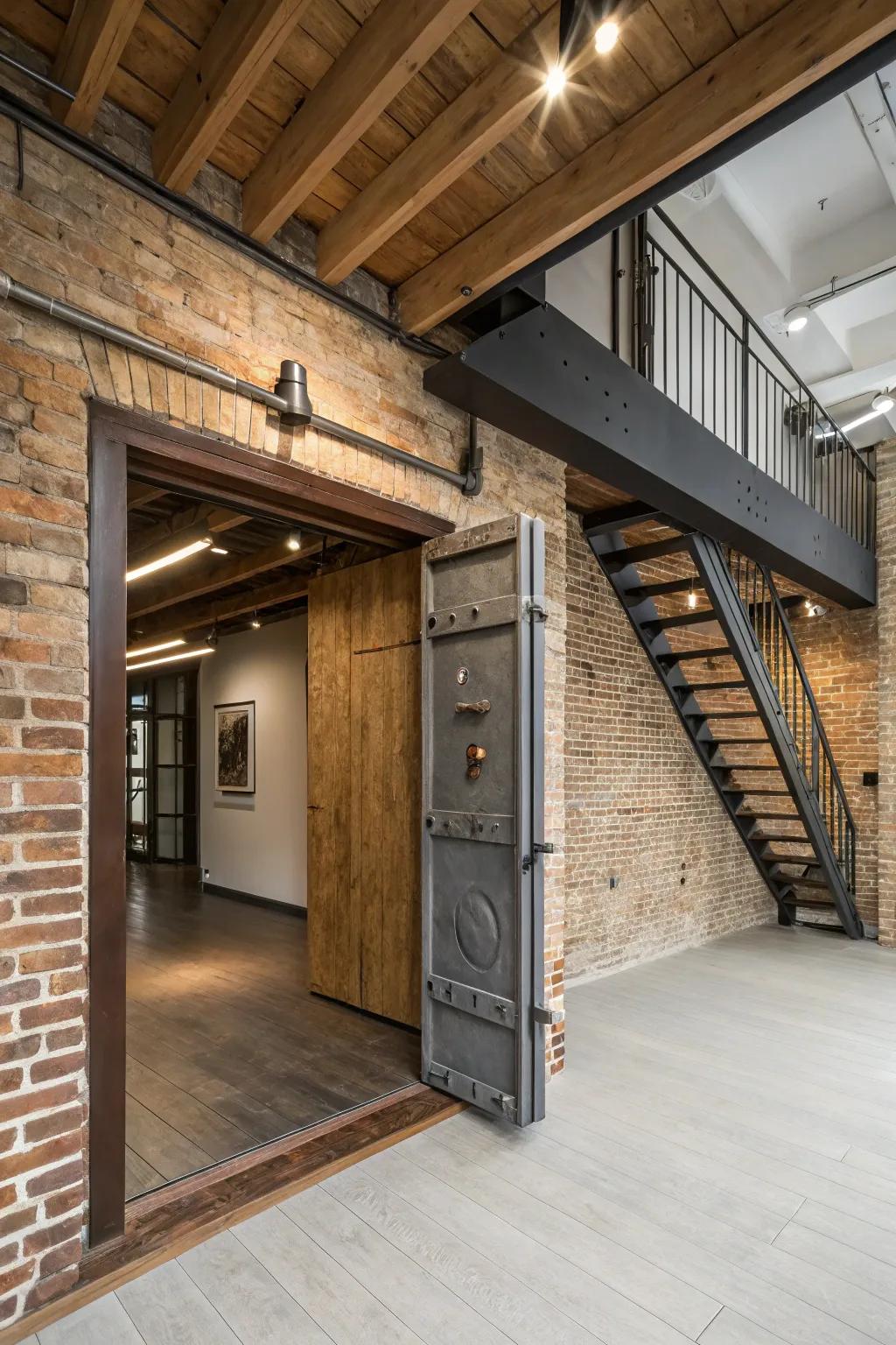 Incorporate loft attraction to add mystery that blends with the layout.