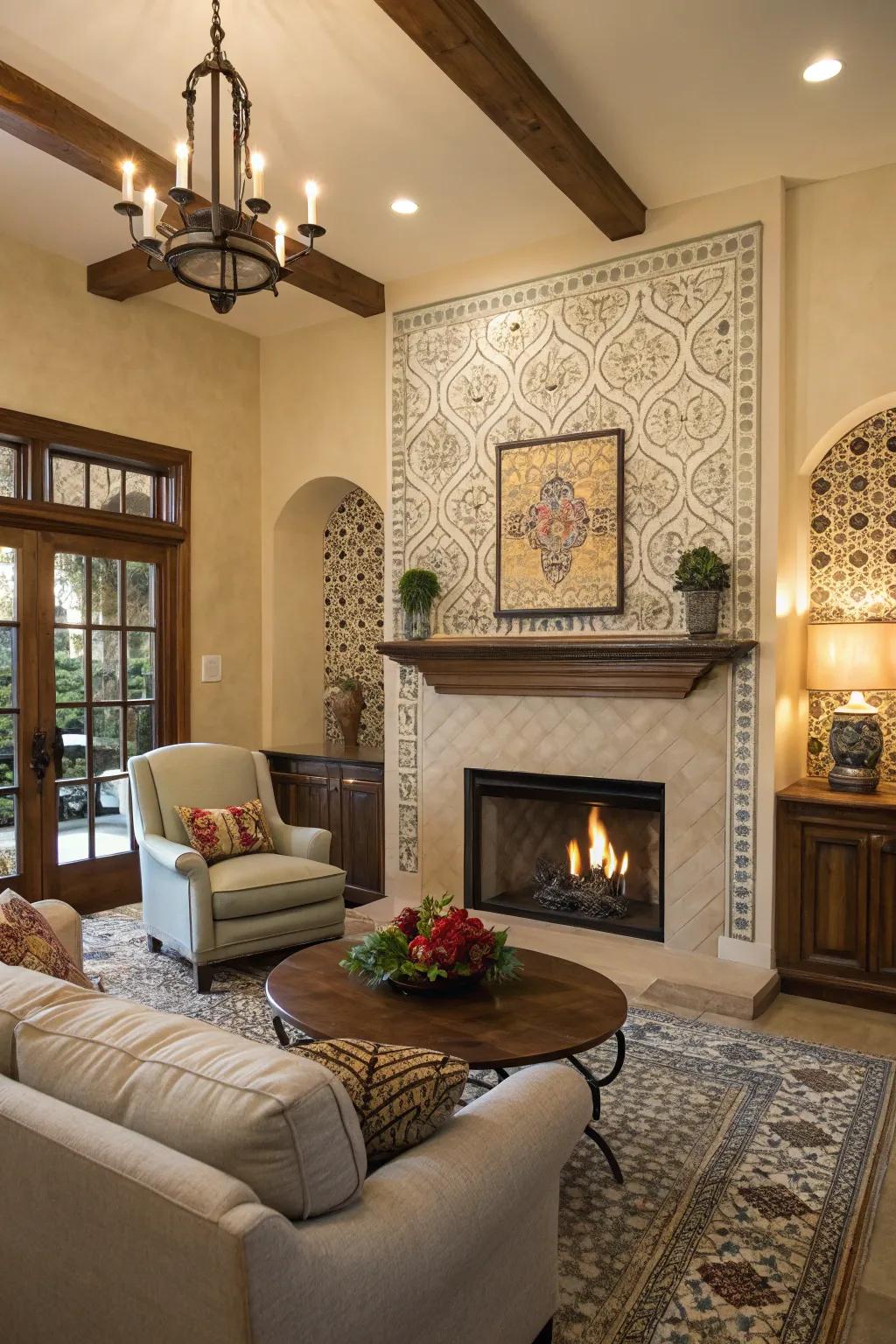 Artisan tiles introduce distinctive persona and charm.