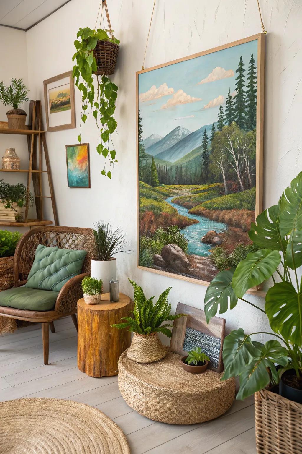 Artwork that respects the Earth.