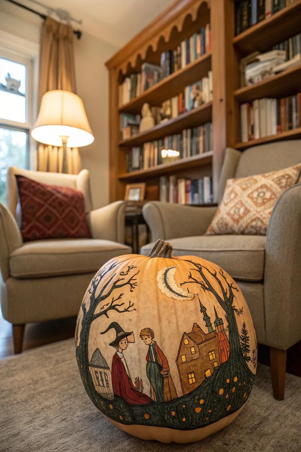 Literary pumpkins turn your best-loved stories into visual art.