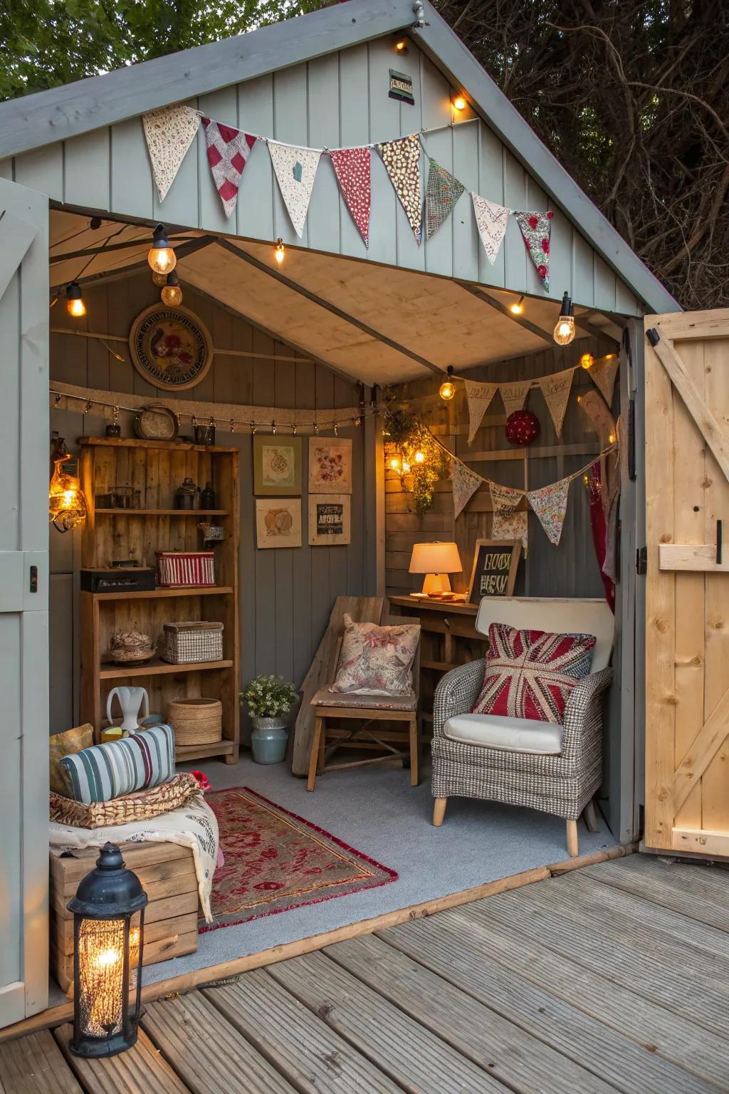 A themed design adds custom appeal to your bunkhouse.