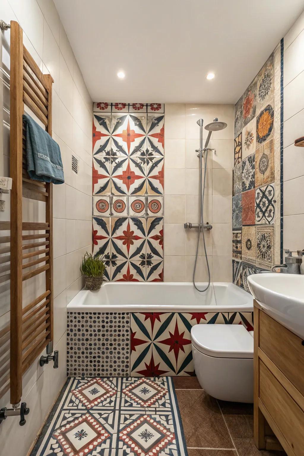 Bold patterns bring character and make a strong visual impact.