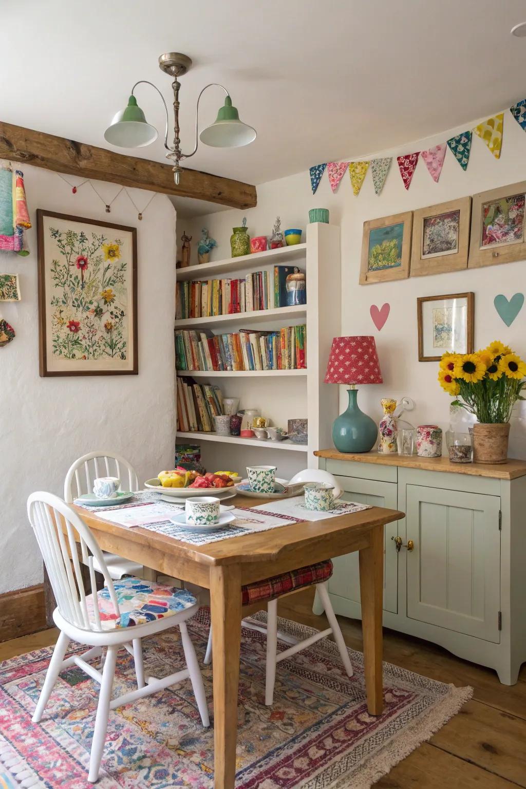Whimsical accents infuse personality and fun.