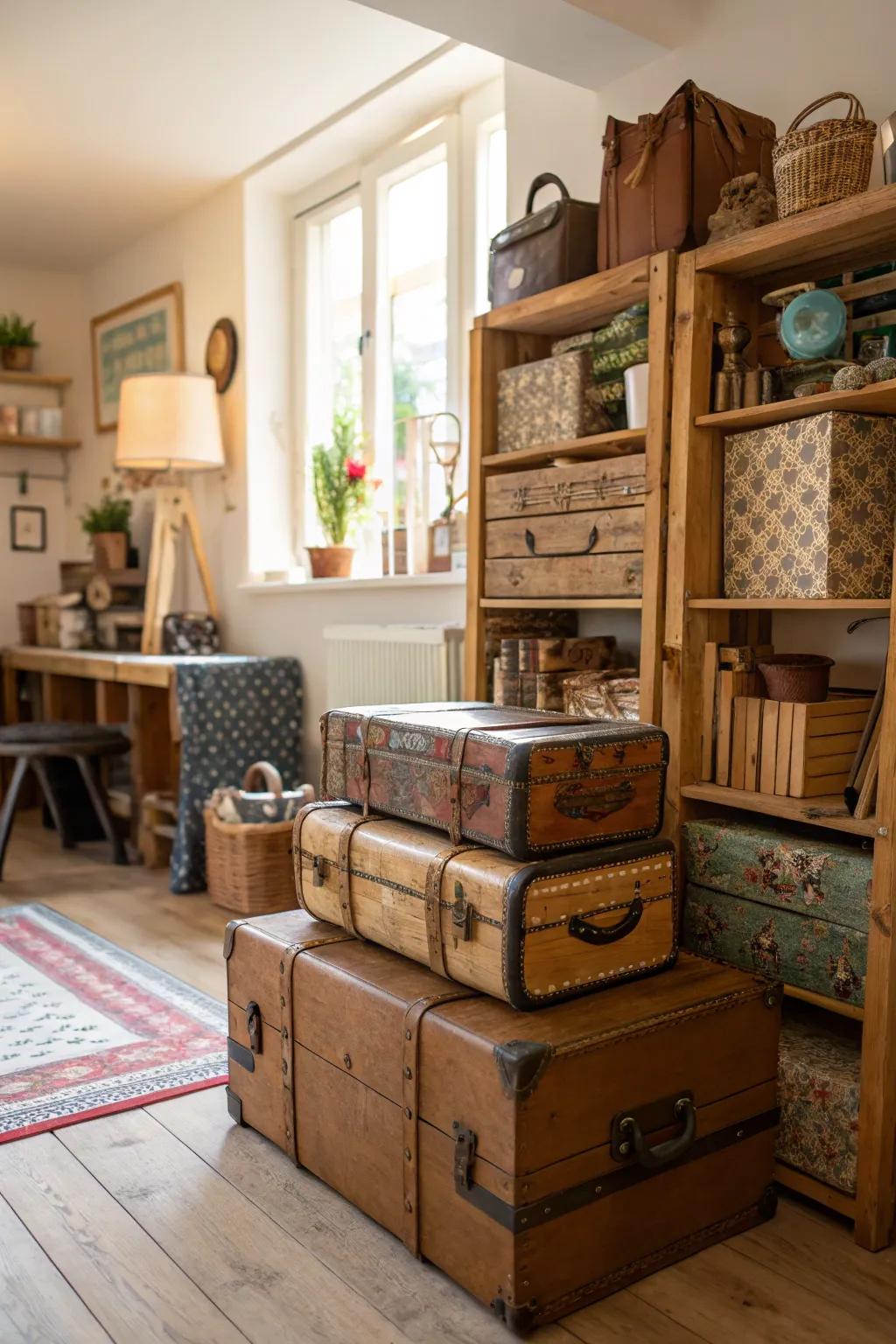 Repurposed items can enhance the charm and utility of your craft storage solutions.