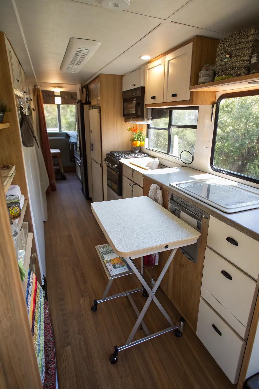 Utility and flexibility are increased with furniture that does several jobs.