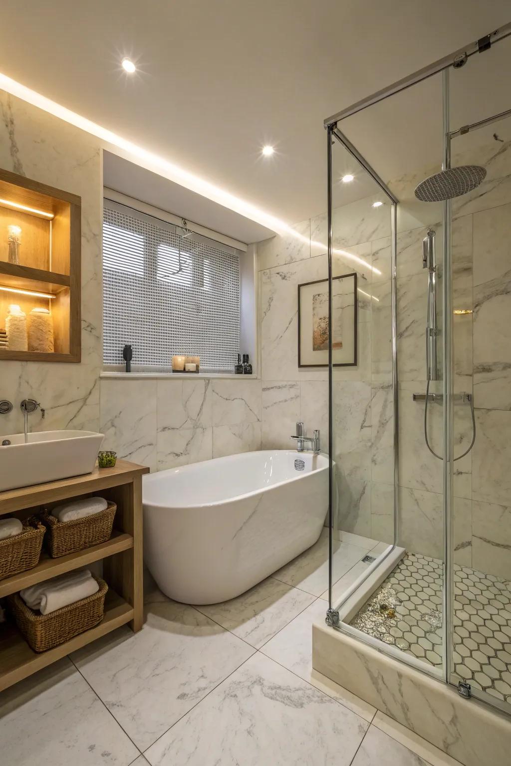 Make a spa-like atmosphere for ultimate relaxation.