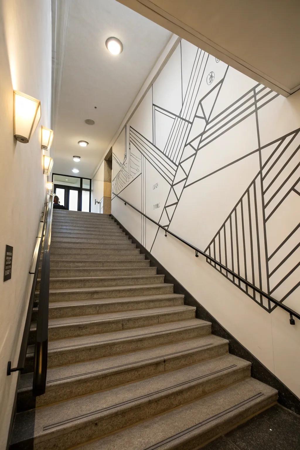 Embrace simplicity using a simple line covering.