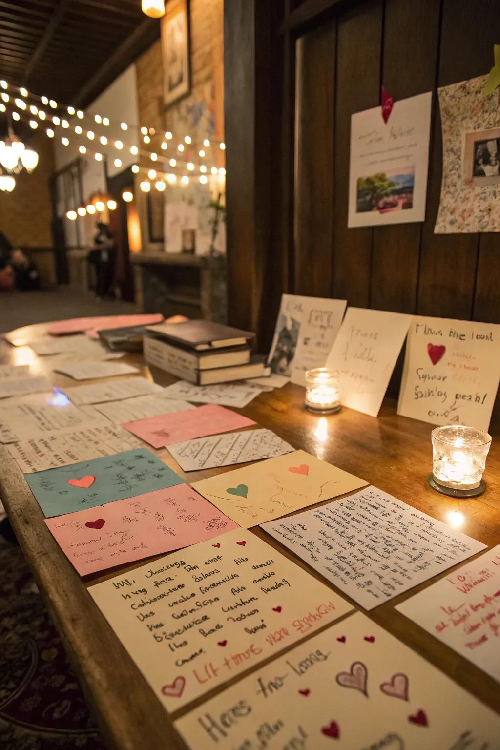 Handwritten notes add a heartwarming personal touch.
