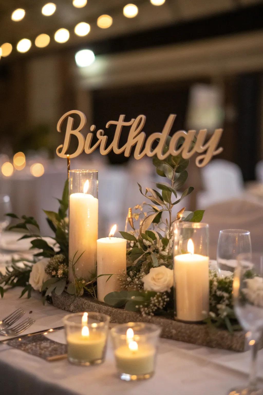 Custom centerpieces resonating deeply with the spirit of the celebration.