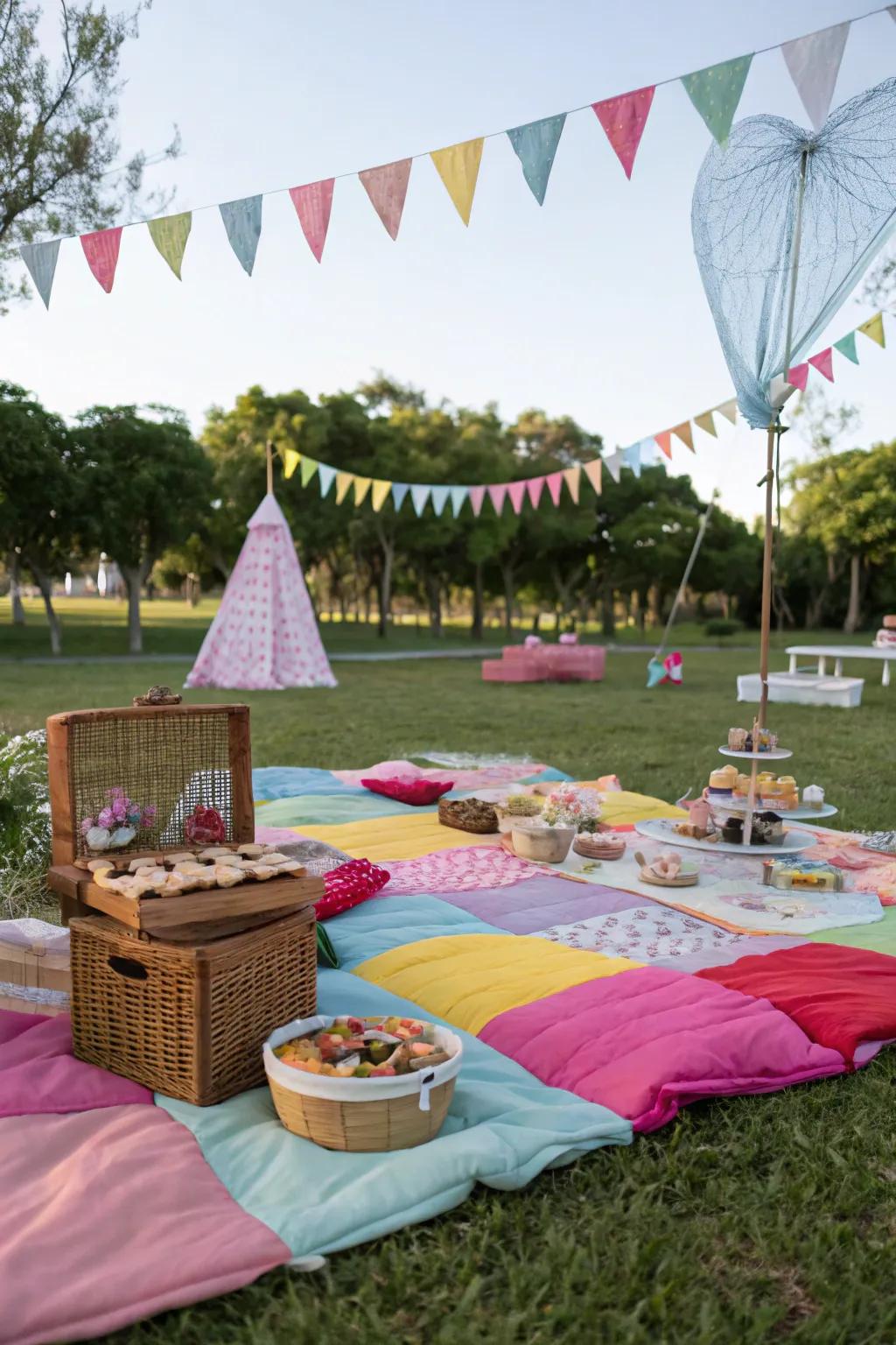 A radiant gathering delivers a peaceful backdrop for celebrating your child's special day.