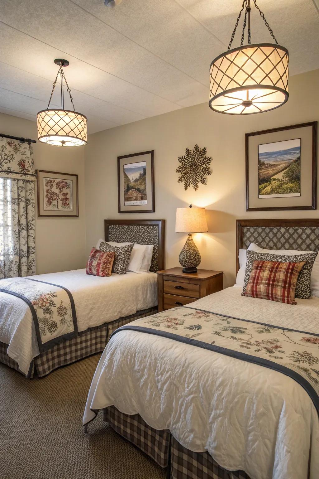 Common decor details for cohesion.