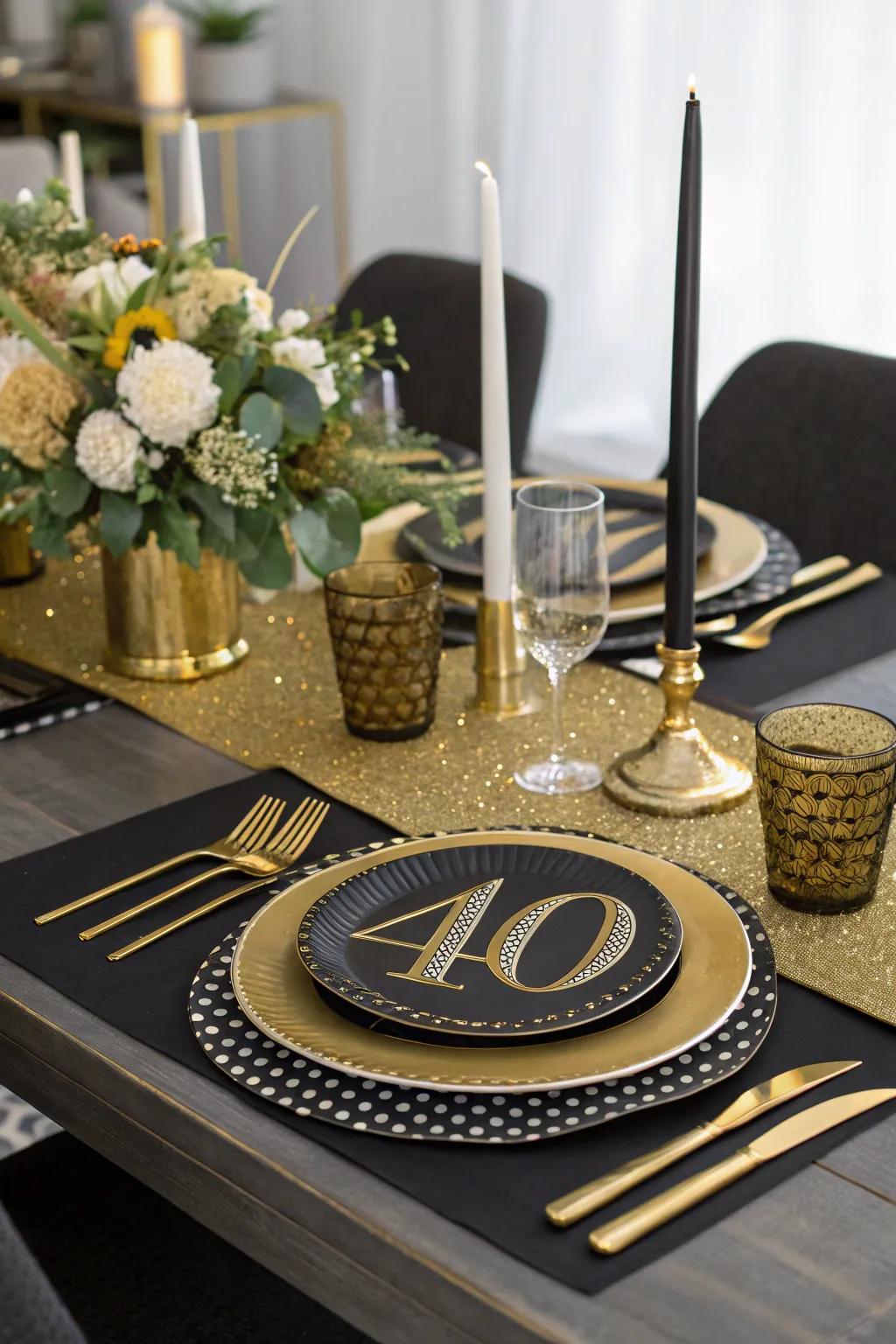 A lavish color story for a party to remember.