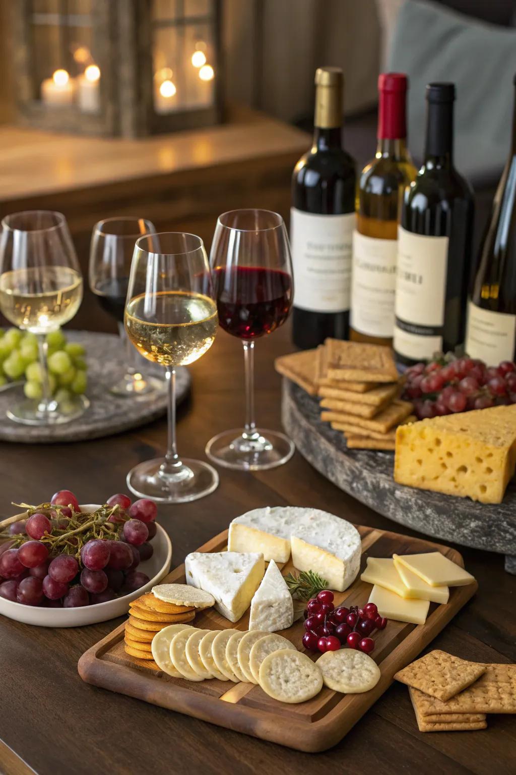 Enjoy a sophisticated wine tasting event with your best friends.