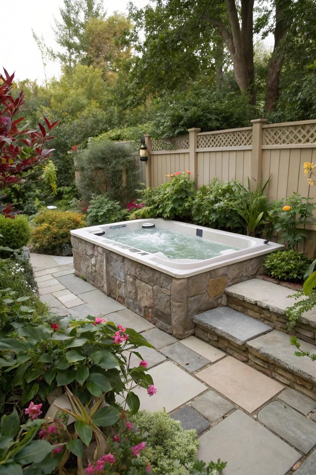 Elements from nature can turn your swim spa into a tranquil escape.