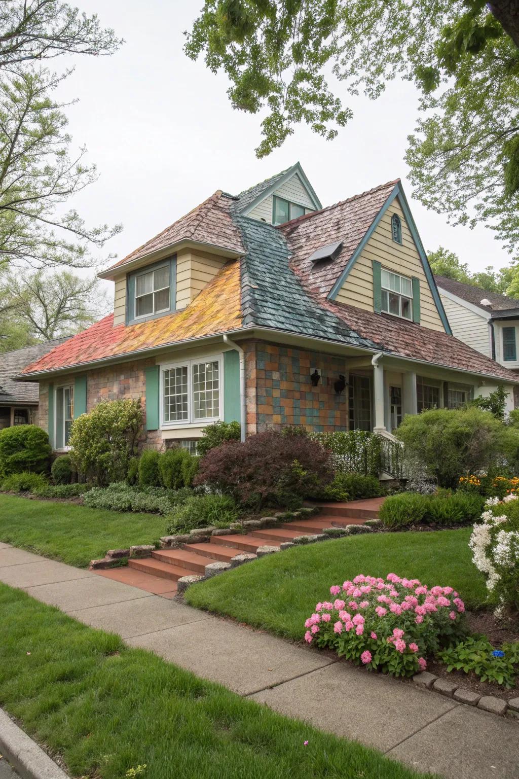 Composite shingles bring a burst of color and endless styles to your roof.