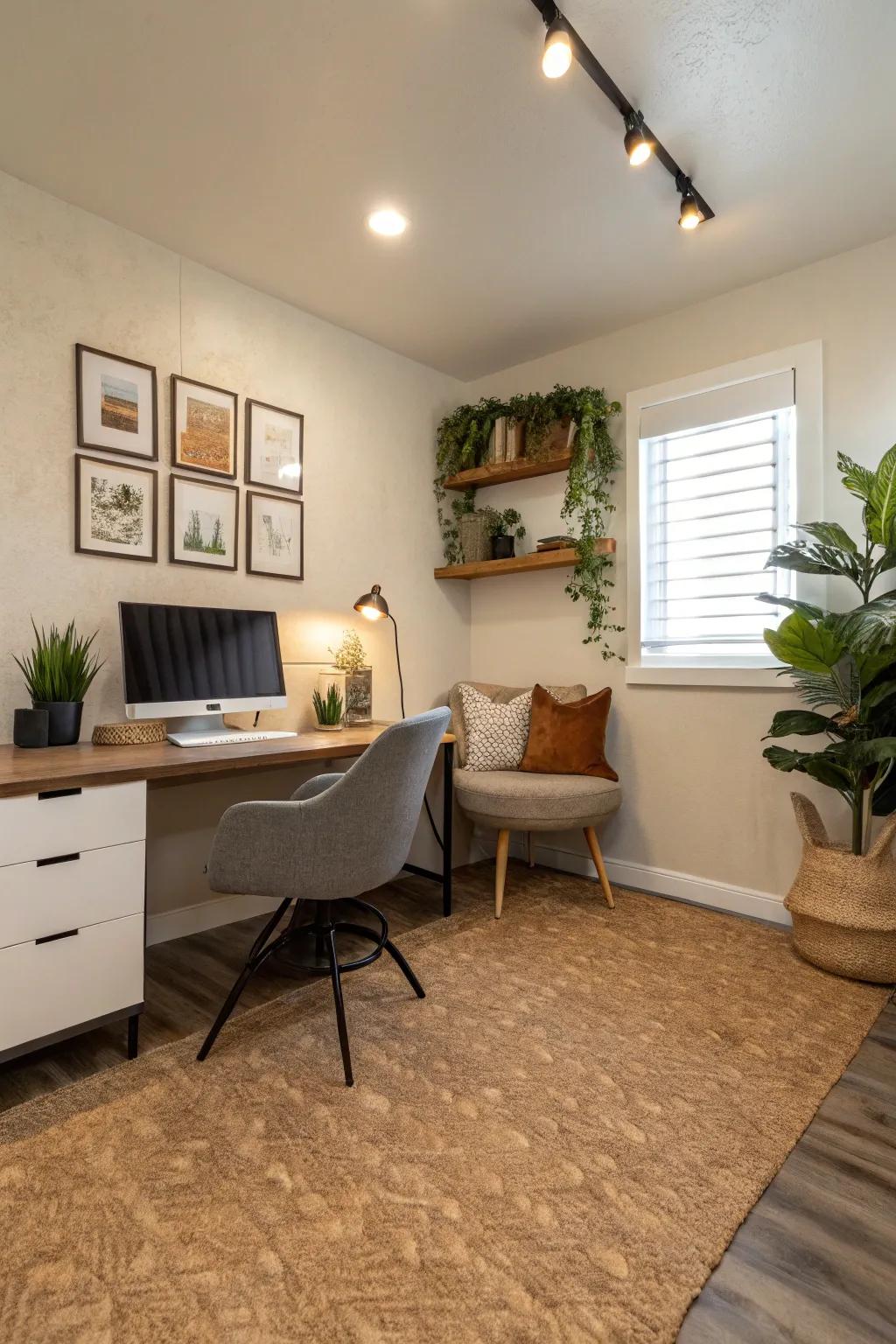 Floating cork floors bring together sustainability and comfort in a stylish package.