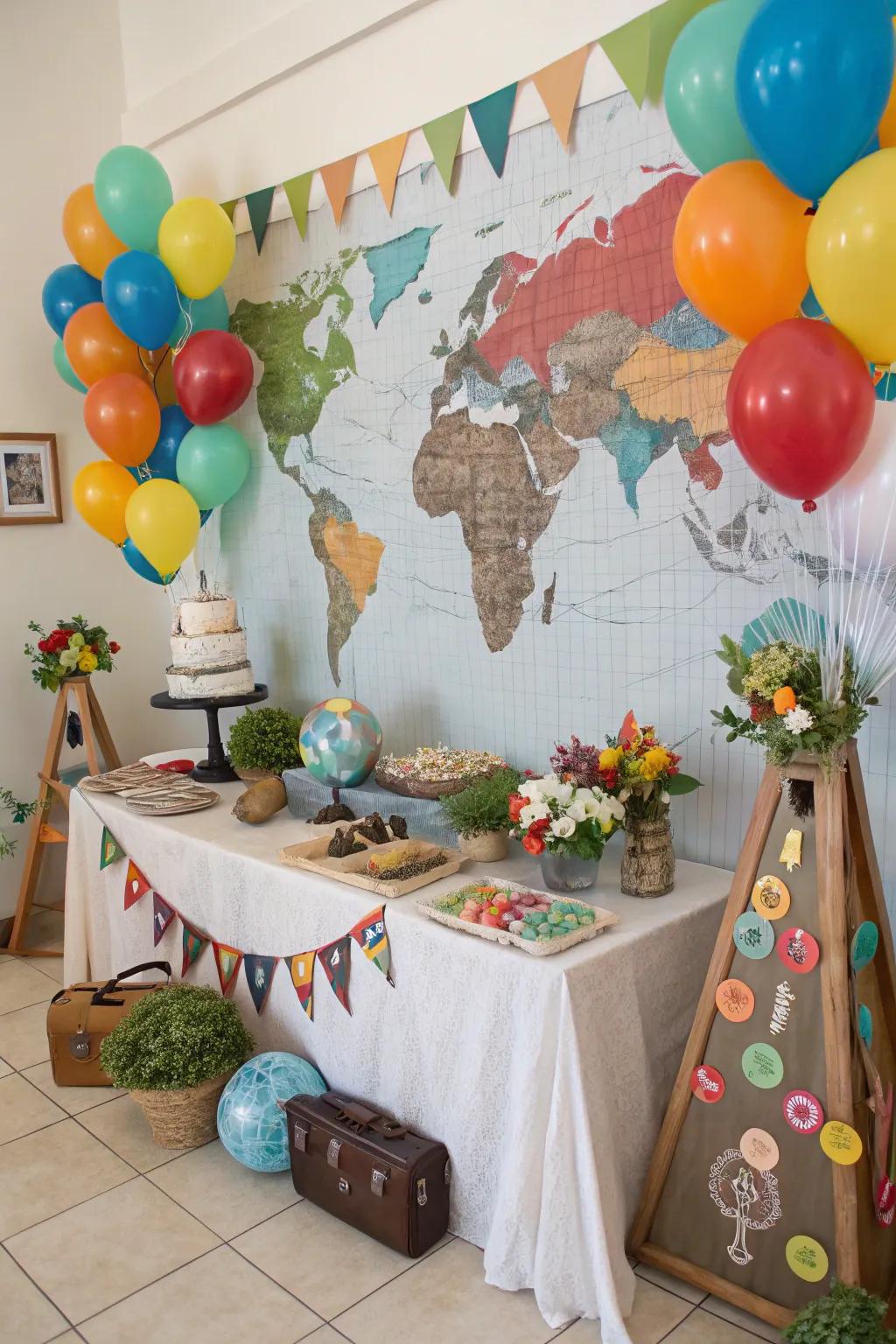 Exploration Decorations - Baby Shower Decor Inspired by Travel
