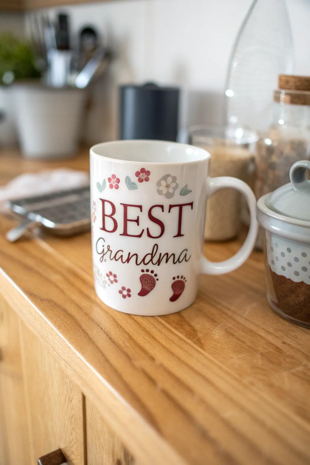 A personalized cup that warms the heart and hands.