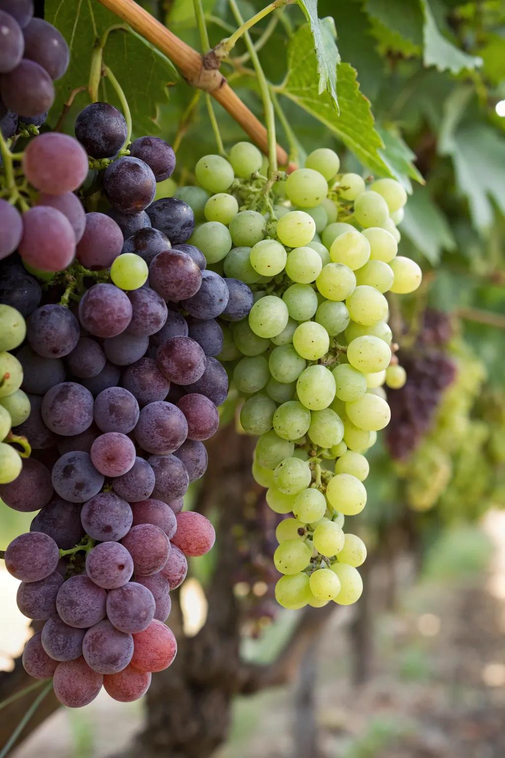 Cultivate a spectrum of flavors with diverse grape selections.