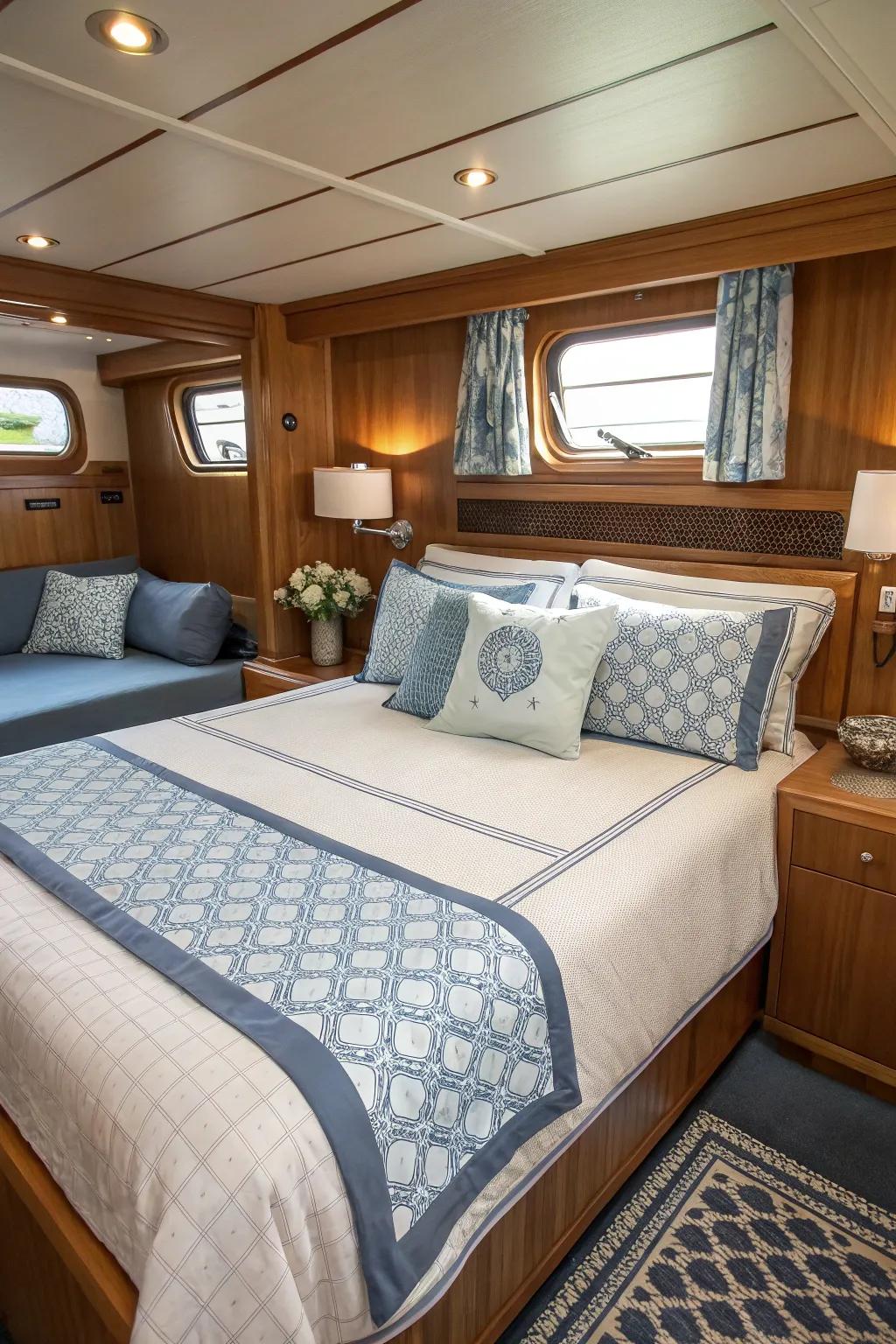 Achieve a unified appearance with aligned bedding collections.