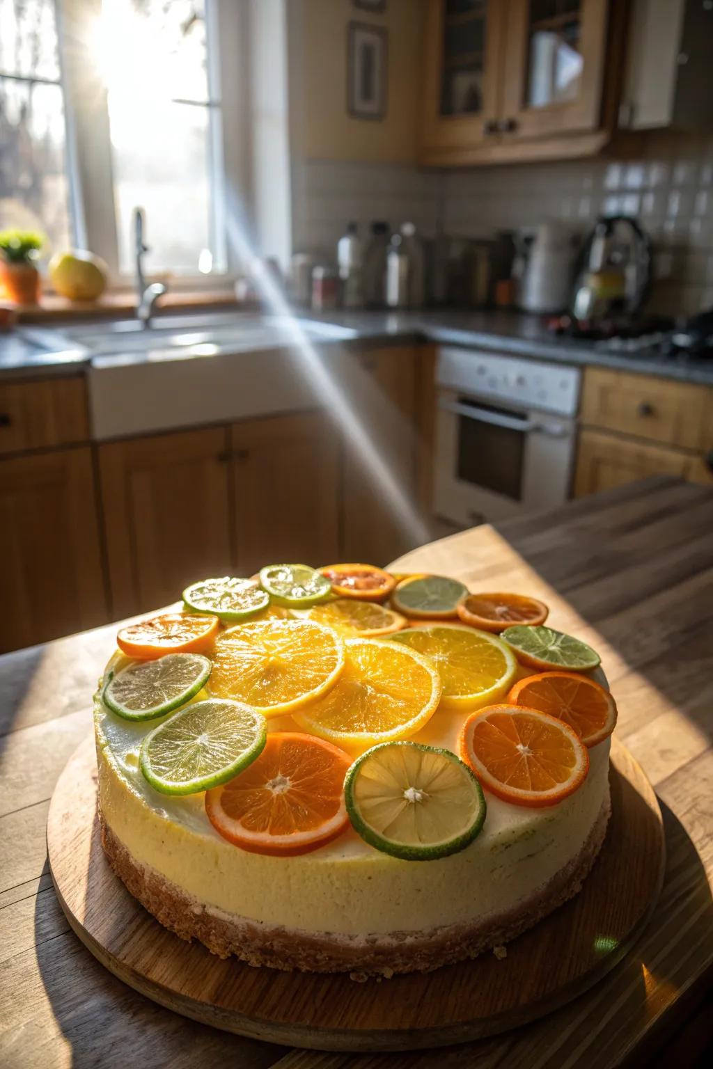 A zesty zest cake that’s as invigorating as it is beautiful.