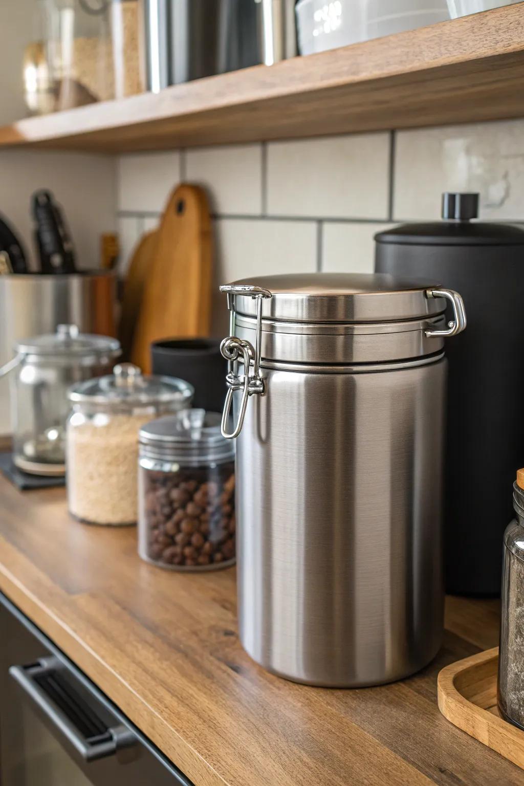 Keep your coffee beans fresh and stored in style.