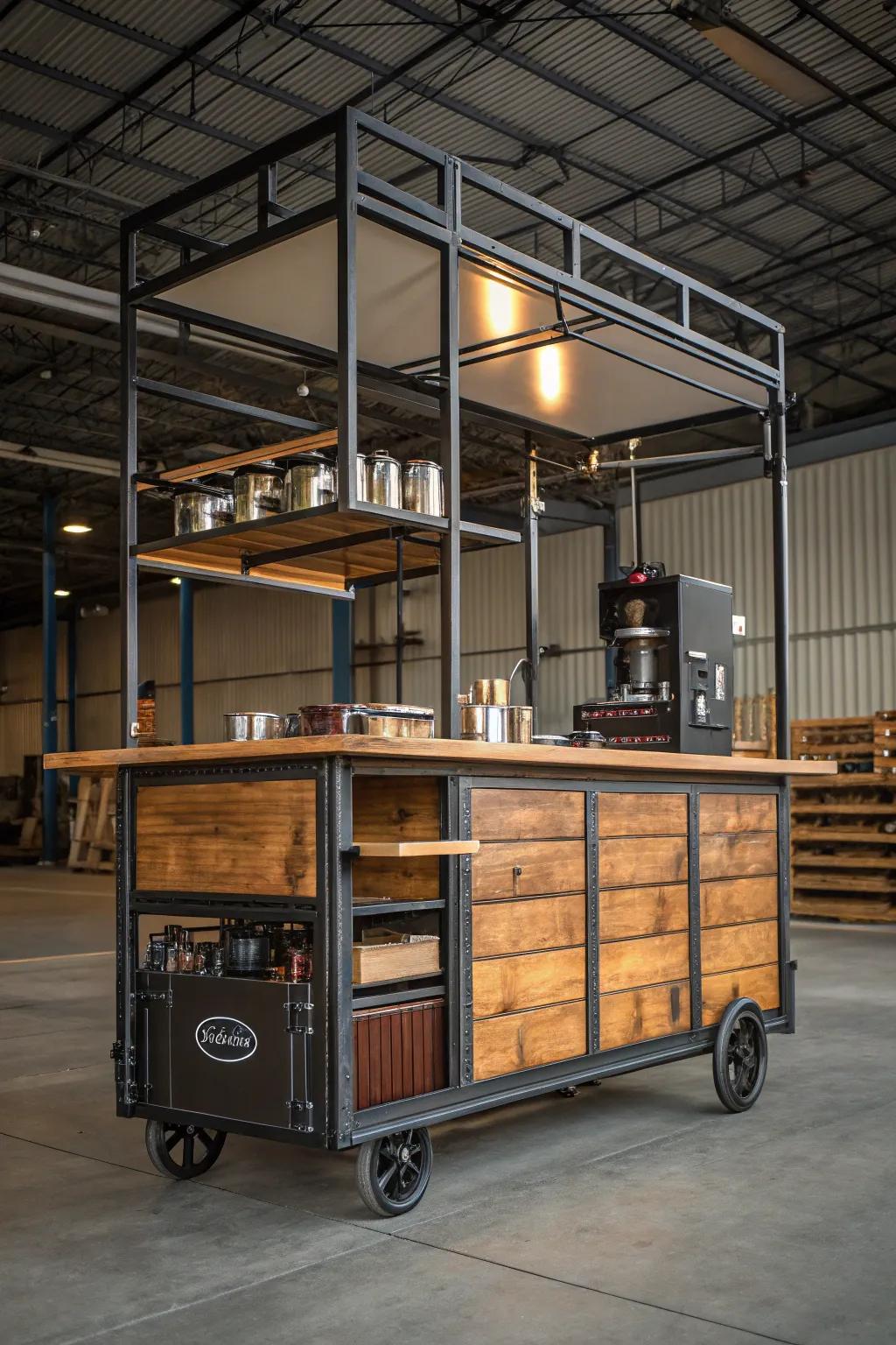 Add some urban charm to your coffee setup.