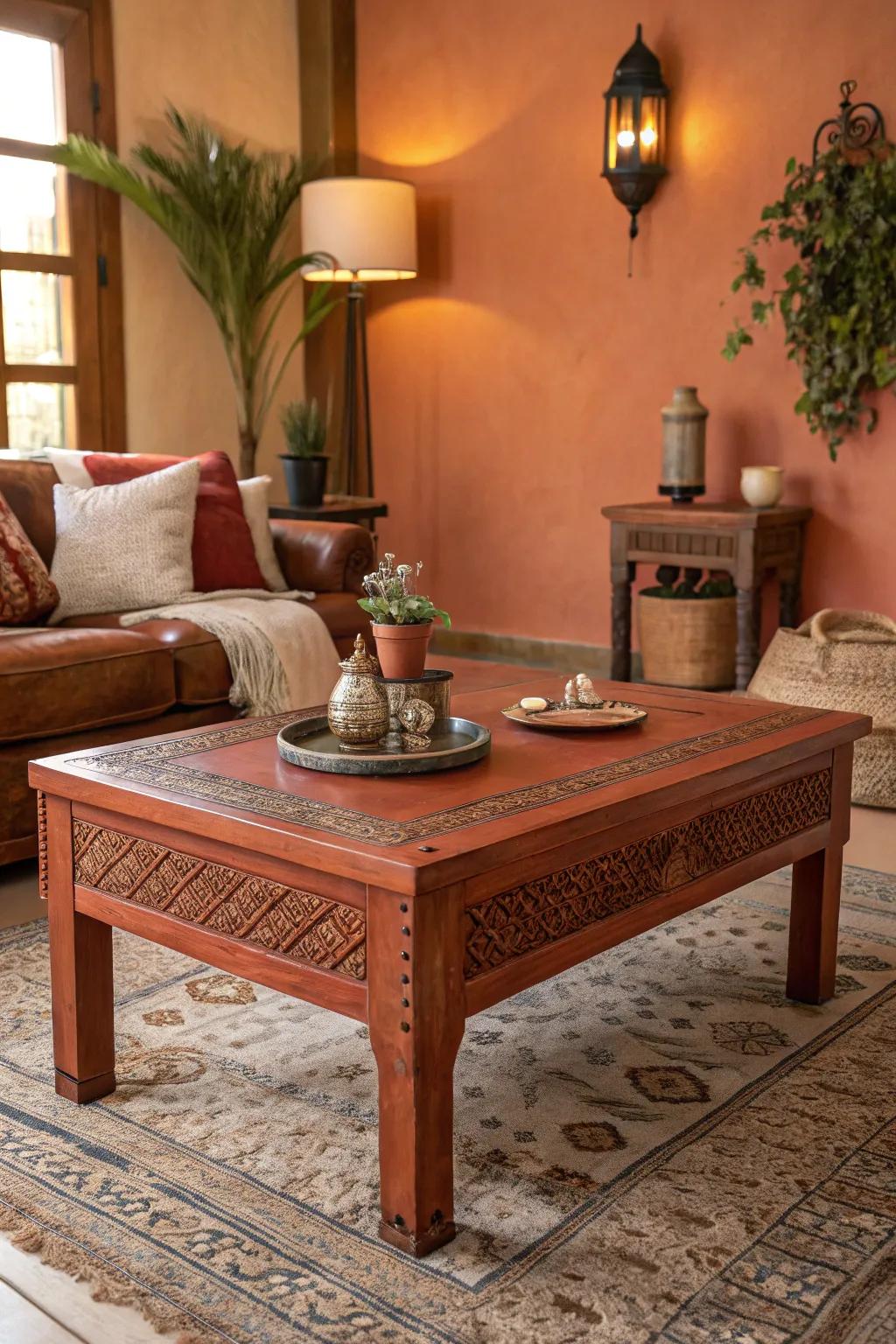 Natural tones deliver warmth and coziness to your living space.