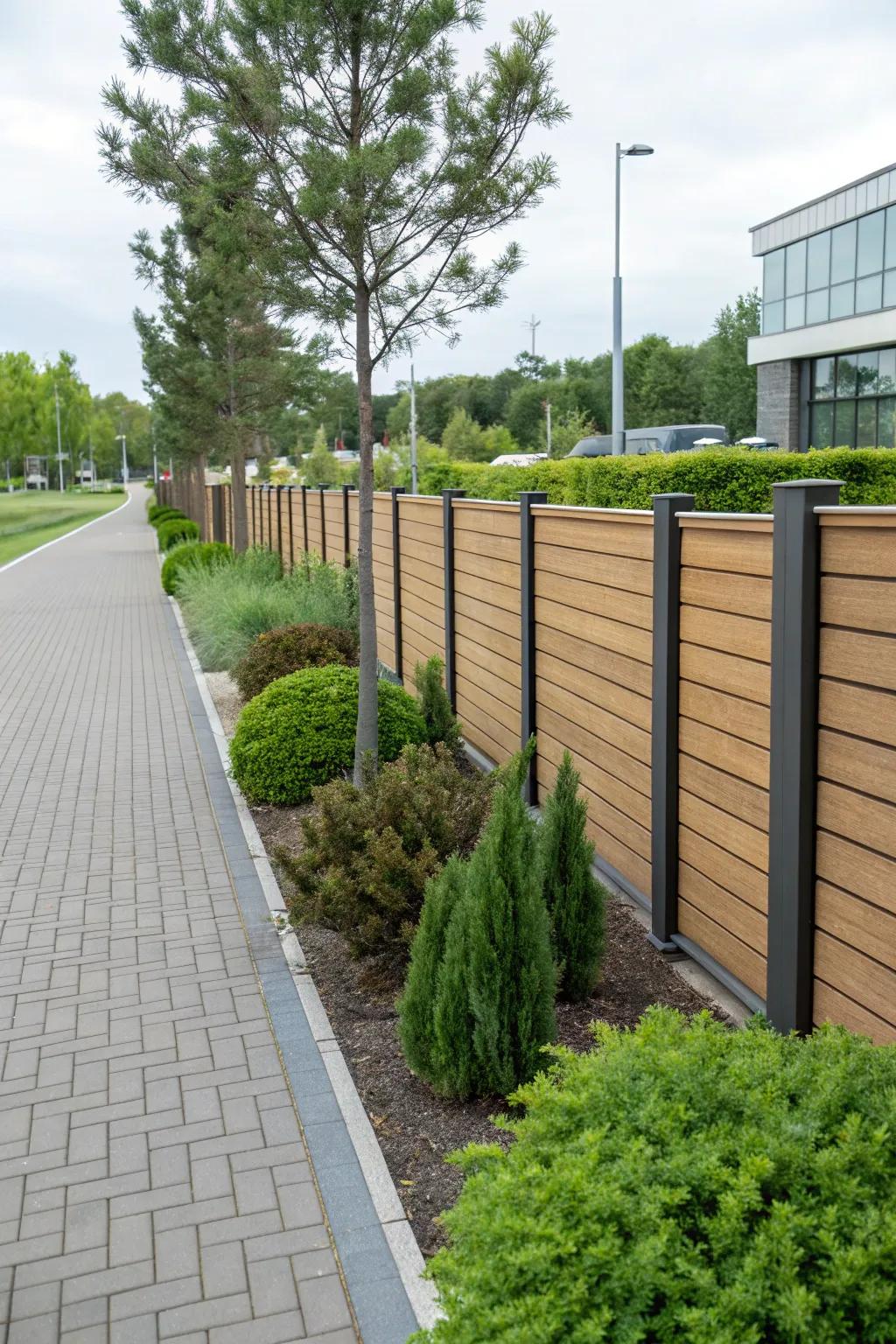 Synthetic fences deliver earth-friendly durability and beauty.